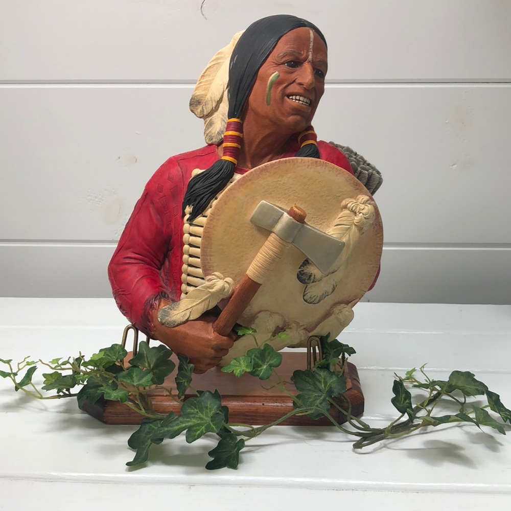 Bossons Cheyenne Chalkware Head       2.8 lbs.